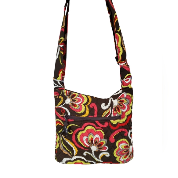 VERA BRADLEY PUCCINI QUILTED CROSSBODY BAG, TRIFOLD WALLET & PENCIL BAG SET '06 - Picture 4 of 16